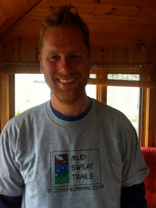 Sarah and I received amazing shirts from the St. John Running Club!