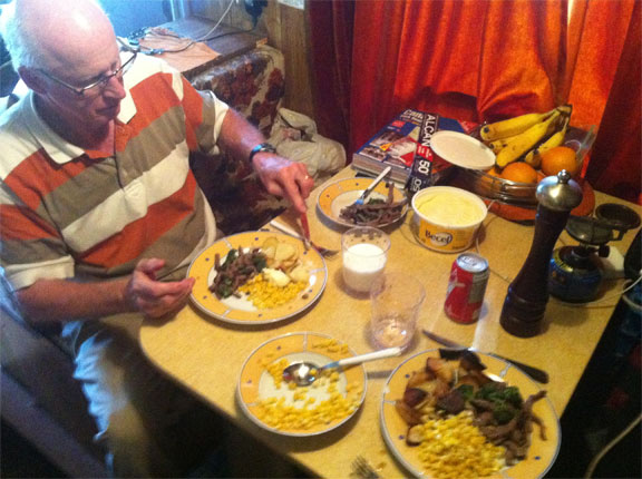 One of Ray's meals... tasty!!