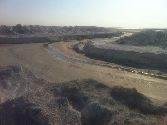 Salt plains