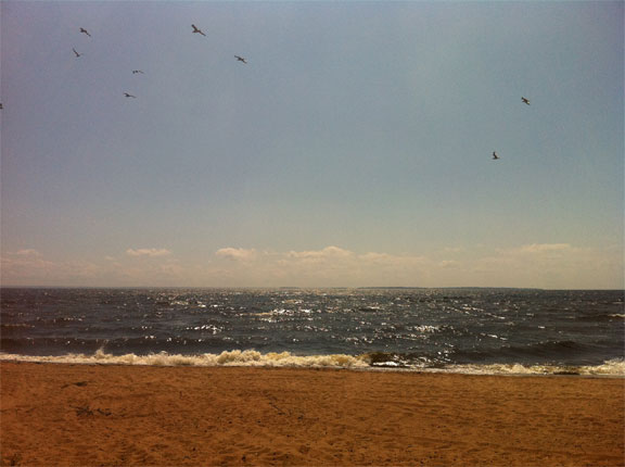 A little beach in North Bay