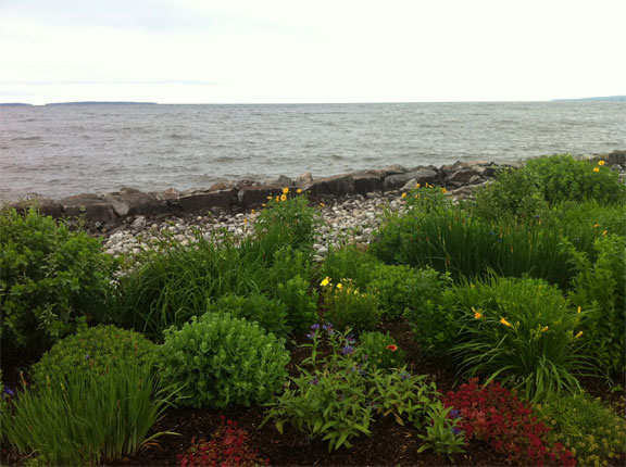 A beautiful park I ran through this morning in the north end of North Bay.