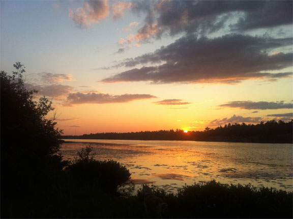 Last night's sunset