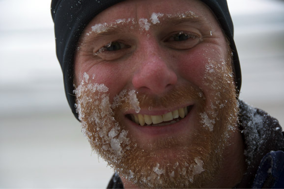 Something about a frosty beard!