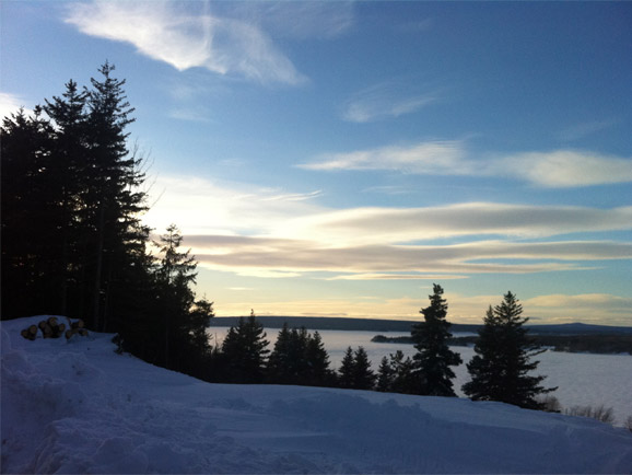 Coming into town from TCH