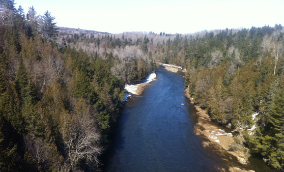 The view off the TCH between Woodstock and Perth-Andover.