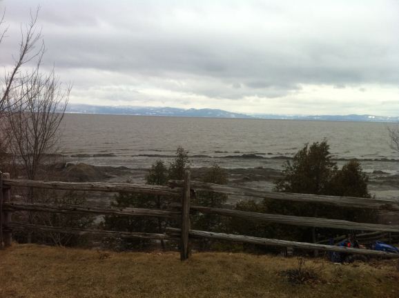 The St. Lawrence... even beautiful in spring.