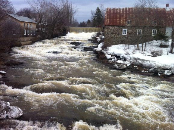 One of the many rivers flowing into the TCH