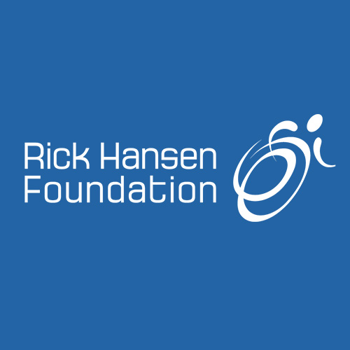 Rick Hansen Foundation Logo Blue Bg
